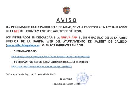 Imagen NUEVA APP SALLENT DE GÁLLEGO