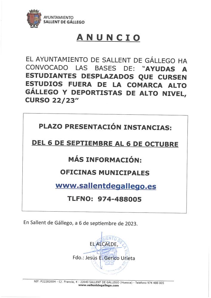 Imagen AYUDAS A ESTUDIANTES DESPLAZADOS Y DEPORTISTAS DE ALTO NIVEL