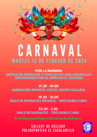 Cartel Carnaval programación 2024