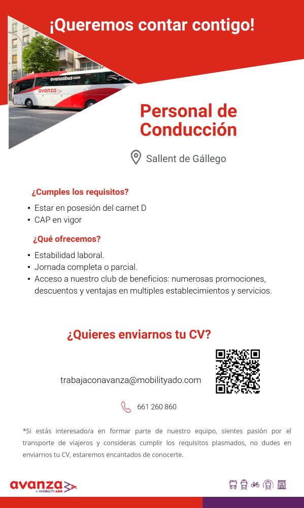 Imagen PUESTO DE CONDUCTOR/A DE AUTOBÚS - AVANZA