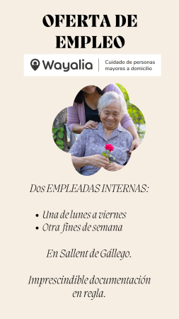 Imagen CUIDADORAS PARA MAYORES - WAYALIA