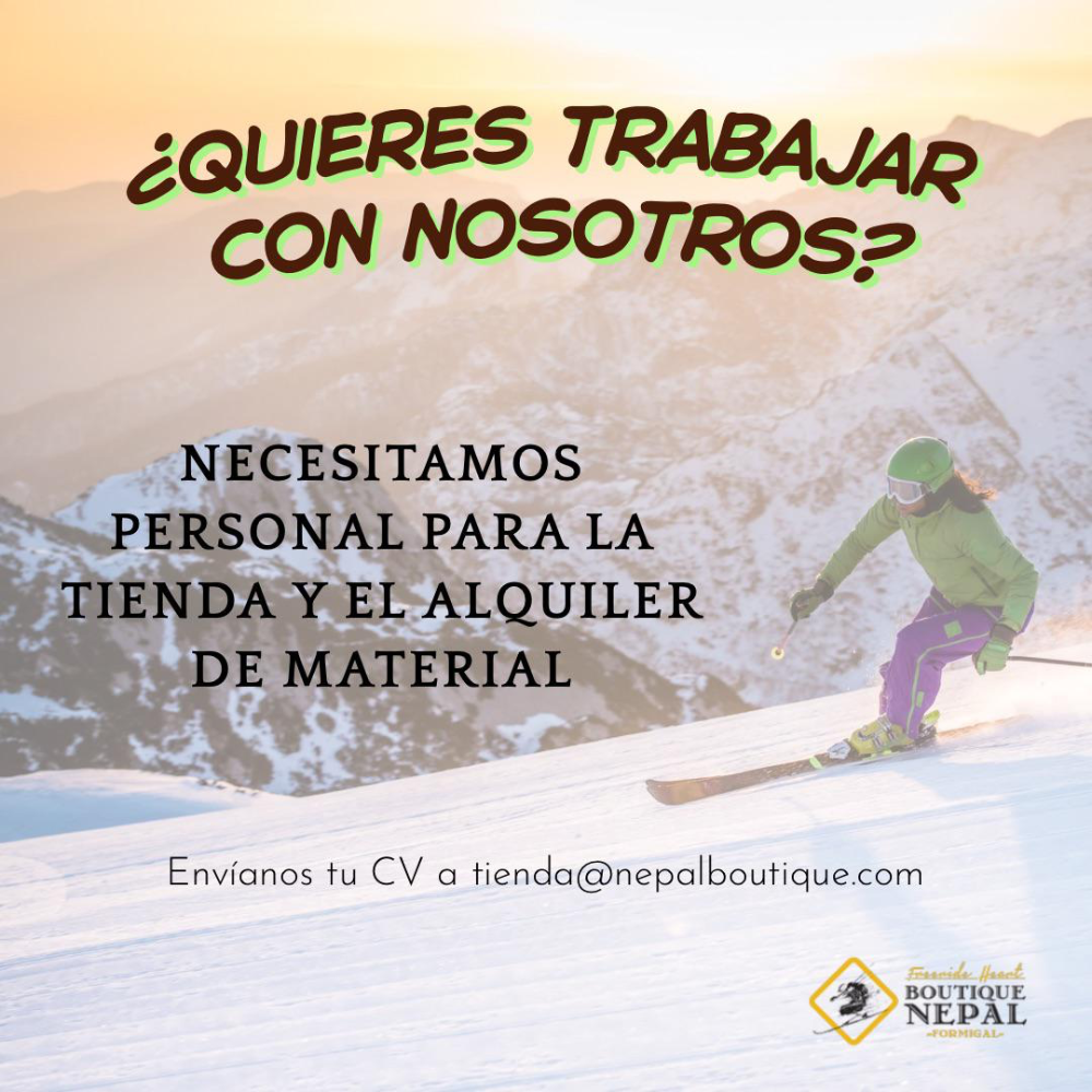 Imagen PERSONAL PARA TIENDA Y ALQUILER DE MATERIAL-BOUTIQUE NEPAL