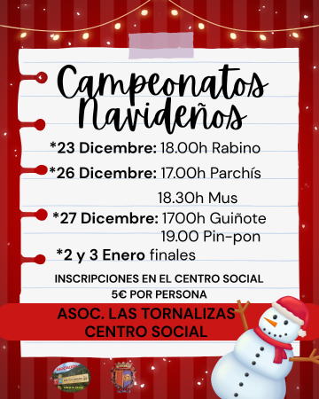 Imagen CAMPEONATOS NAVIDEÑOS