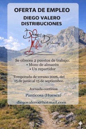 Imagen REPARTIDOR/A Y EMPLEADO/A DE ALMACÉN-DISTRIBUCIONES DIEGO VALERO