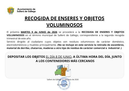 Imagen RECOGIDA ENSERES VOLUMINOSOS