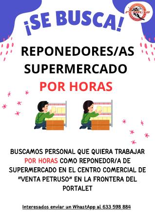 Imagen REPONEDORES/AS DE SUPERMERCADO - VENTA PETRUSO