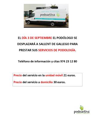 Imagen SERVICIO DE PODOLOGÍA
