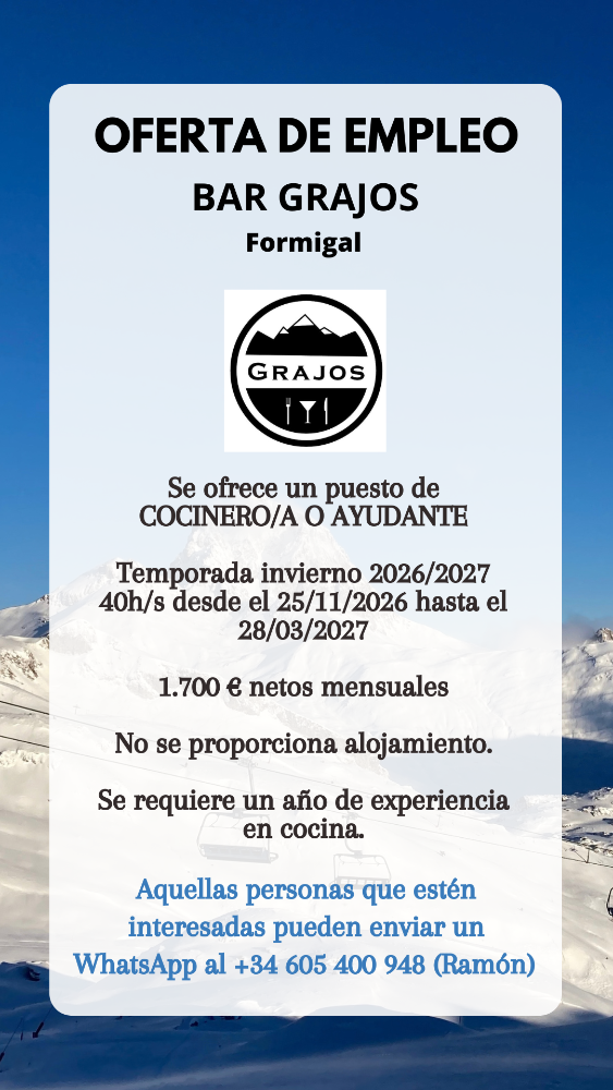 Imagen COCINERO/A - BAR GRAJOS