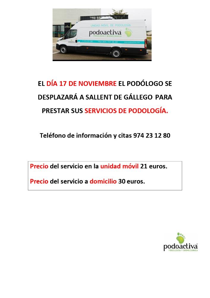Imagen SERVICIO DE PODOLOGÍA